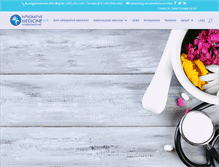 Tablet Screenshot of integrativemedicineinc.com